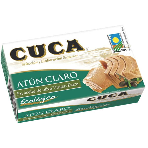 Yellow Fin Tuna in Organic Olive Oil | Cuca | 110g