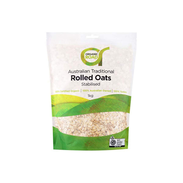 Rolled Oats Certified Organic | Organic Road | 900g