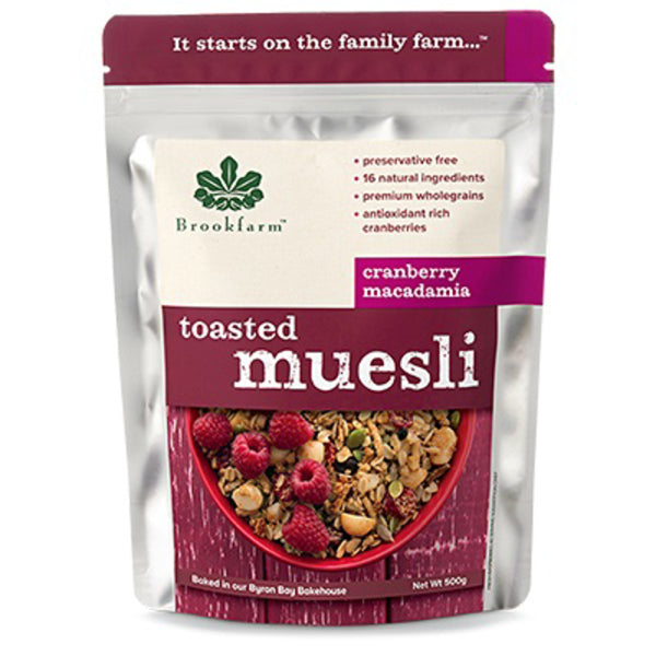 Toasted Muesli Cranberry Macadamia | 500g