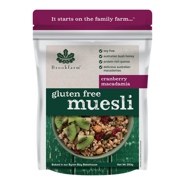 Gluten Free Muesli Cranberry Macadamia | 350g