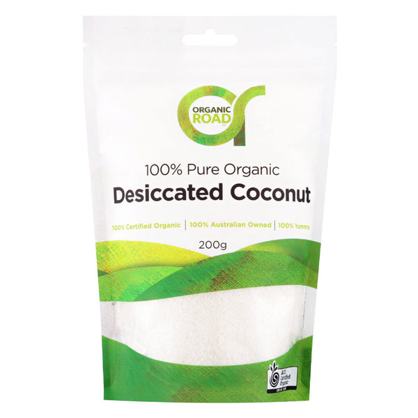 Desiccated Coconut | ORGANIC ROAD | 200g