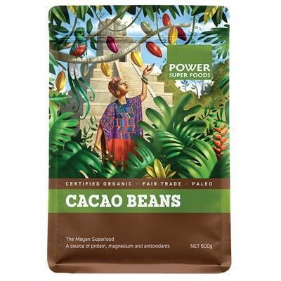 Cacao Beans Whole | Power Super Foods 250g