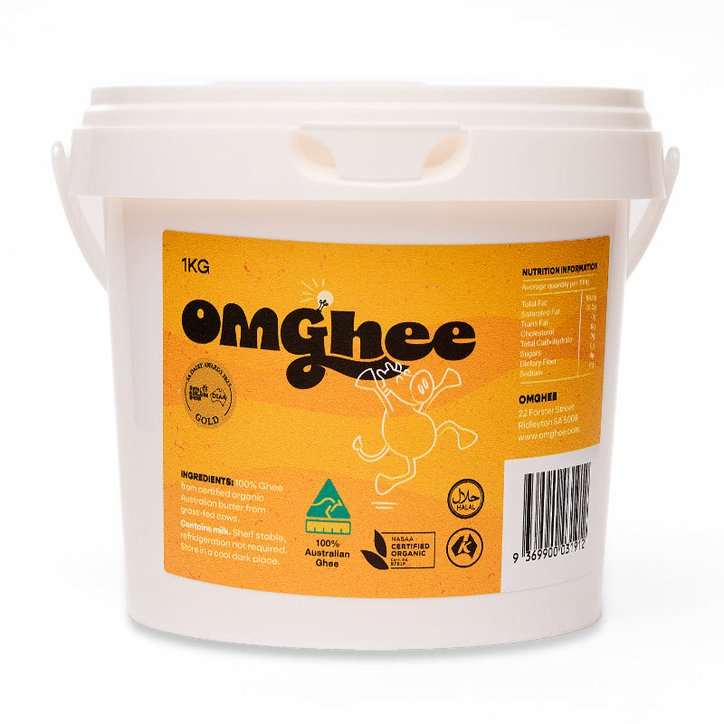 OMGhee Organic Grass Feed Ghee | 1kg – Rare Organics