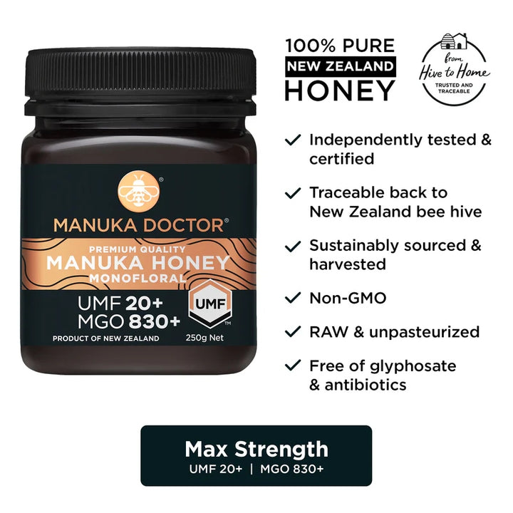 manuka honey umf20+ poster