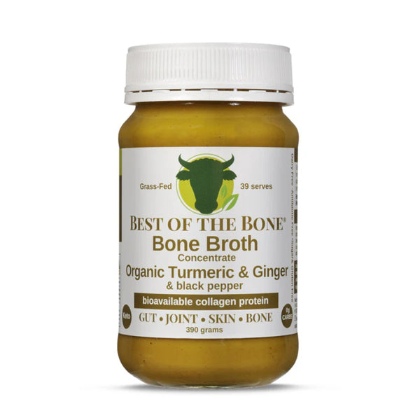 Beef Bone Concentrate with Organic Turmeric, Ginger & Black Pepper | 390g