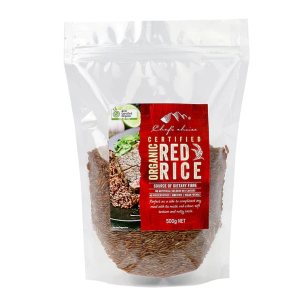 Red Rice | Certified Organic | Chef's Choice | 500g